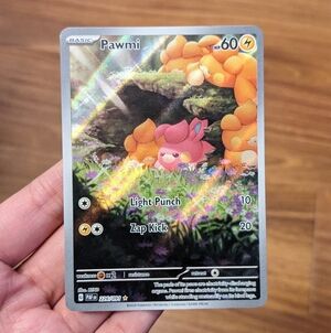 ✨ Paldean Fates Pawmi Shiny 226 illustration rare pokemon Card ✨